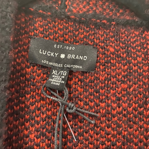 Lucky Brand Buffalo Plaid Cardigan - Picture 6 of 8